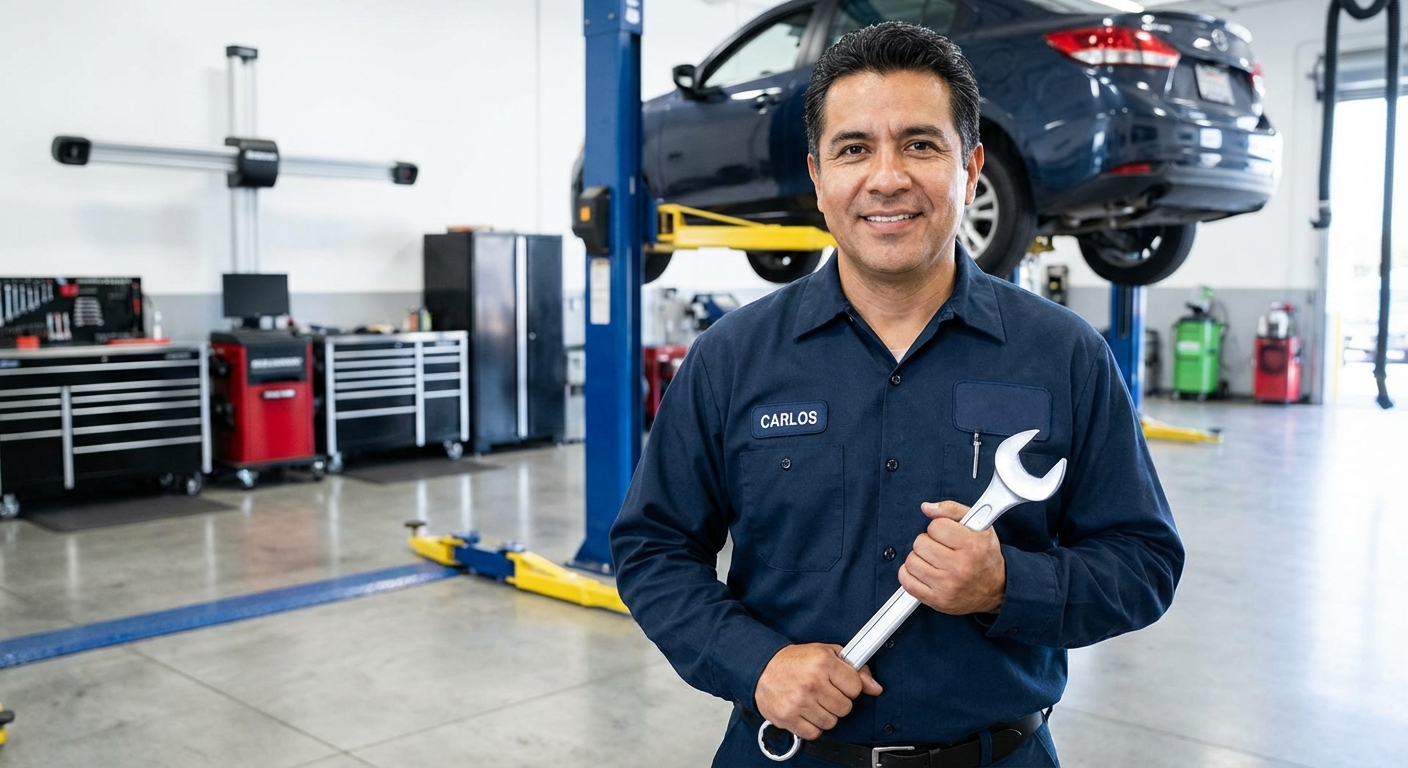 Professional auto mechanic